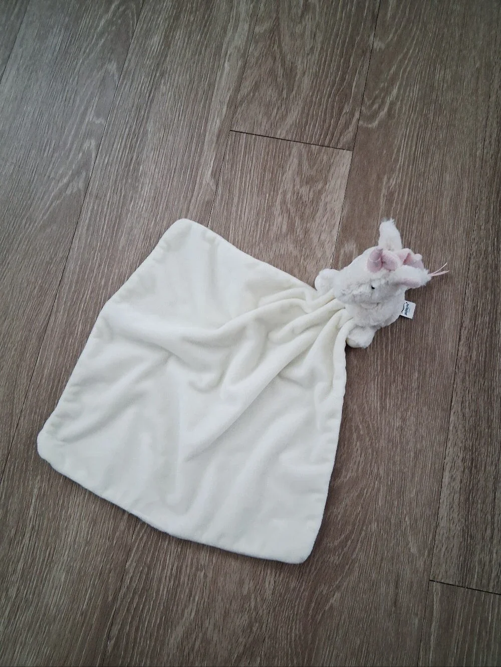 Jellycat Bashful Unicorn Soother In Cream Baby Lovey Security Blanket Plush